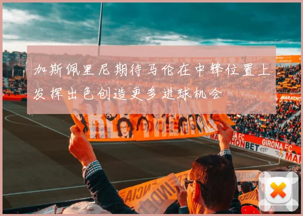 加斯佩里尼期待马伦在中锋位置上发挥出色创造更多进球机会